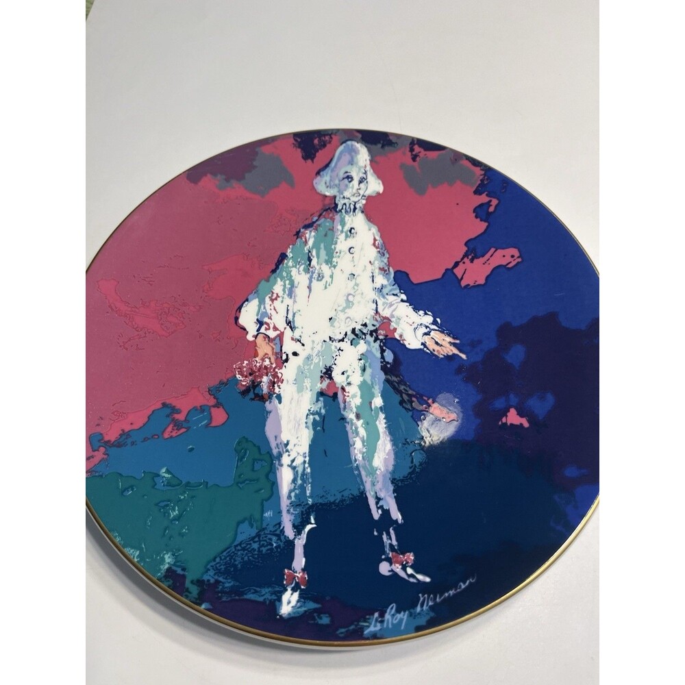 1975 LeRoy Neiman Pierrot Art Plate Royal Doulton Limited Series 12089 / 15,000